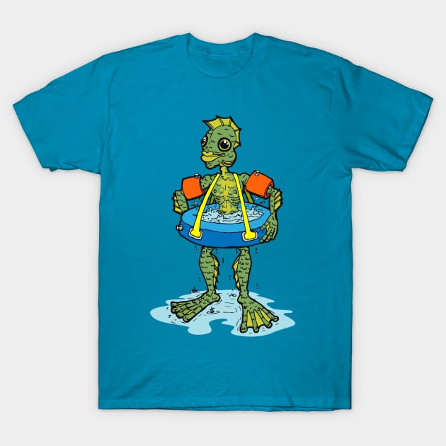 Fish out of water T-Shirt by deancoledesign